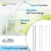 Extended Reach LED Desk Lamp, White