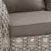 5 Piece Outdoor Patio Furniture Set with Deep Seating Swivel Rocker Chairs Loveseat and Rattan Coffee Table Outdoor Conversation Sets for Deck Backyard Poolside,Gray Wicker Gray Cushion