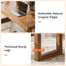 Solid Wood Home Office Desk, 63" Live Edge Executive Desk