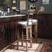 Valebeck 30" Farmhouse Pub Height Barstool, Brown