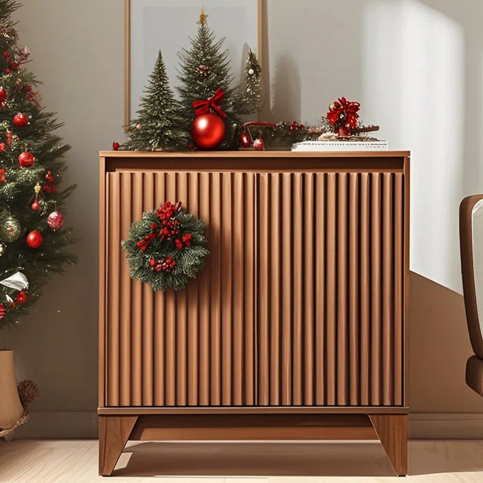 Zetes 32" Tall 2 - Door Accent Cabinet with Adjustable Shelf