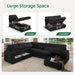  Oversized Sectional Sleeper Sofa with Storage