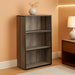 Pasir 3-Tier Open Shelf Bookcase, French Oak Grey