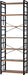 84 Inch Tall IndustrialGrade Bookcase Rustic Brown
