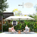 Extra Large 15 Ft Patio Umbrella with Crank Handle