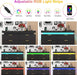 6 Drawer Dresser for Bedroom, Black Dresser with LED Lights and Power Outlet, Modern Chest of Drawers for Closet, Double Wide Drawer Organizer Cabinet for Bedroom, Living Room, Entryway, Hallway