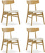 Wooden Dining Chairs Set of 4, Upholstered Kitchen Chairs, Original