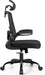 Office Chair, Desk Chair with Adjustable Lumbar Support, Ergonomic Computer Chair with High Back and Armrest, Adjustable Height Gaming Chair Home Office Swivel Chair(Black)