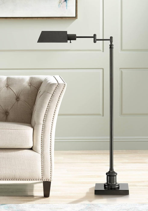Dark Bronze Farmhouse Adjustable Floor Lamp 54Inch