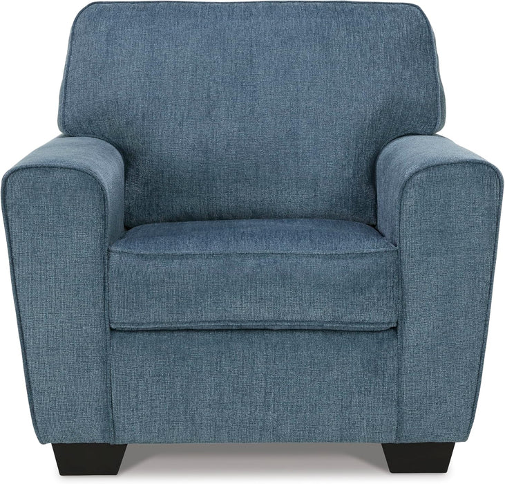 Cashton Modern Upholstered Chair, Blue