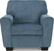 Cashton Modern Upholstered Chair, Blue