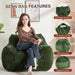 Giant Green HeavyDuty Orthopedic MemoryFoam BeanBagChair