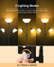 Floor Lamp Black, Standing Lamp, 71" Tall Lamps for Living Room, 3 Way Switch, Plastic Lampshade, Torchiere Floor Lamp with Reading Lamps, Modern Pole Lamps for Bedroom Kids Room E26 Base(No Bulb)