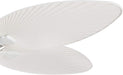 Ceiling Fans Palm Island Tropical 52 Inch Ceiling Fan, Outdoor Ceiling Fan with Pull Chain, Dual Mount 5 Palm Leaf Blade Design, ETL Wet Rated, White (50200-01)