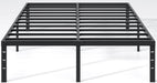 Metal Bed Frame,Full Size Bed Frame with Storage Space,18 Inch