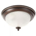 11 In. 2-Light Oil Rubbed Bronze Flush Mount