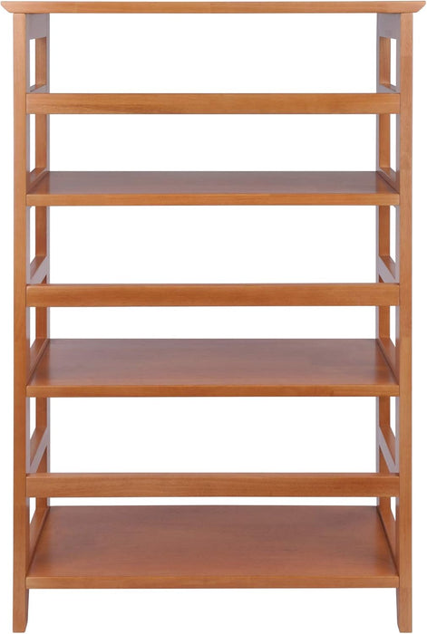 Studio 3-Tier Bookshelf, Honey Pine, 42"