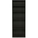 JAYA Simply Home 5-Shelf Bookcase, 5-Tier, Espresso