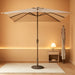 6.5 X 10 Ft Rectangular Patio Umbrella W/Crank, Beige