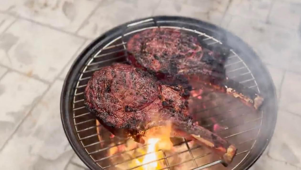 16.5-Inch  Cooker | Charcoal Smoker | Hibachi Style Grill | Portable | Versatile