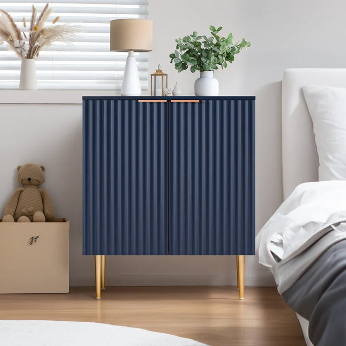 Rishaw 34.3" Tall Adjustable Shelf 2 - Door Accent Cabinet