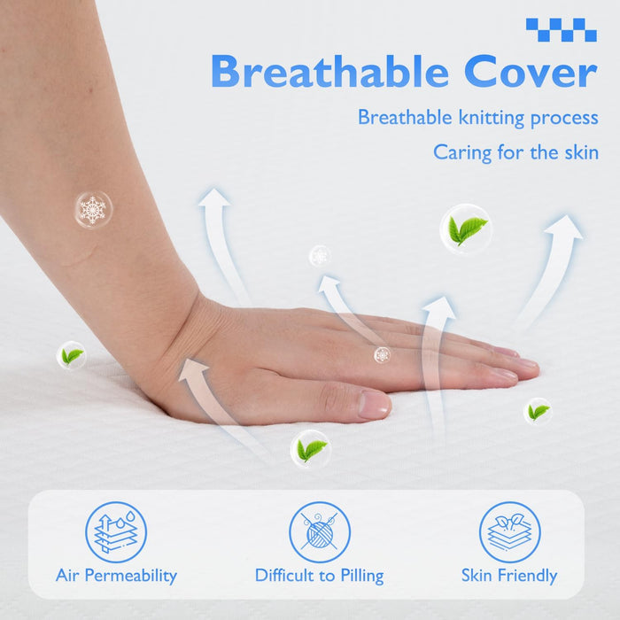 5 Inch Gel Memory Foam Mattress Medium-Firm Mattress for Pressure Relief & Cooler Sleep Mattress for Kid Adults Certipur-Us Certified Mattress in a Box,Twin XL