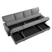 Modern Sectional Sofa Set Storage Couch Bed for Living Room and Apartment, Light Grey