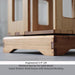 Larger Solid Wood Rotating Bookshelf, Revolving Bookcase (5-Tier)