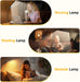 Rechargeable Floor Lamp Cordless with 8000Mah Battery, 15W Dual Head Adjustable Gooseneck LED Reading Lamp, Battery Operated Cordless Floor Lamp for Home, IP54 Rated