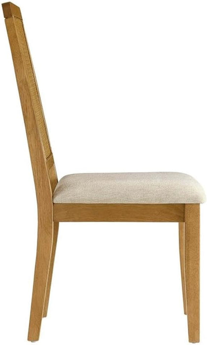 Arlo Dining Chairs, Natural Natural Heathered Weave Light Beige