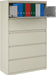 Hirsh 42 Inch Wide 5 Drawer Metal Lateral File Cabinet for Home and Office, Holds Letter, Legal and A4 Hanging Folders, Putty