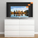 White 6 Drawer Dresser for Bedroom,48'' Modern Dresser with Deep Drawer,Wide Storage Chest of Drawers,Bedroom Storage Organizer Furniture,Tv Stand for Living Room