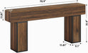 70.9-Inch Long Console Table, Wooden Sofa Table behind Couch Tables, Farmhouse Entryway Table Accent Table for Entrance, Hallway, Living Room, Foyer, Rustic Brown