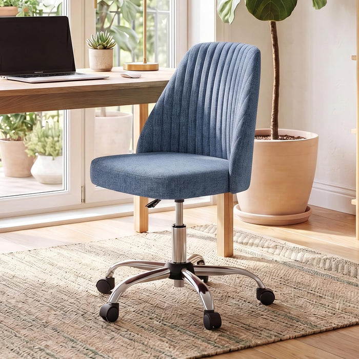 Home Office Chair, Comfy Desk Chair with Rolling Wheels