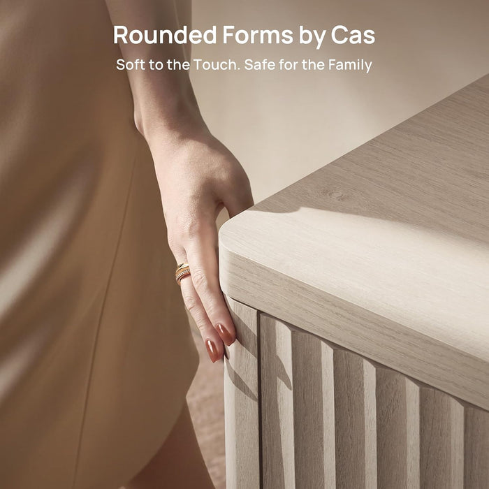 53.5" Extra Wide Dresser for Bedroom Dressers with 6 Fluted Drawers