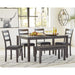 Gray Bridson Modern 6-Piece Dining Set