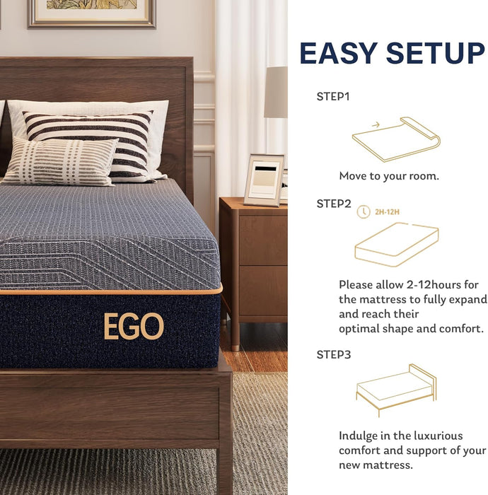 Queen Twelve Inches GelCoolingTechnologyPro Mattress