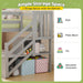 CharcoalGray SpaceSaving Twin Over Bunk Bed Staircase