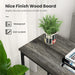 Console Table Sofa Table with Mesh Shelves, 2 Tier Entryway Table Foyer Table for Entryway, Front Hall, Hallway, Sofa, Couch, Living Room, Coffee Bar, Kitchen, Grey, 32 Inch