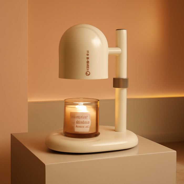 Candle Warmer Lamp with Timer Adjustable Height Flameless Aromatherapy Wax Melter, Cool-Touch Safe Night Light for Home Ambience