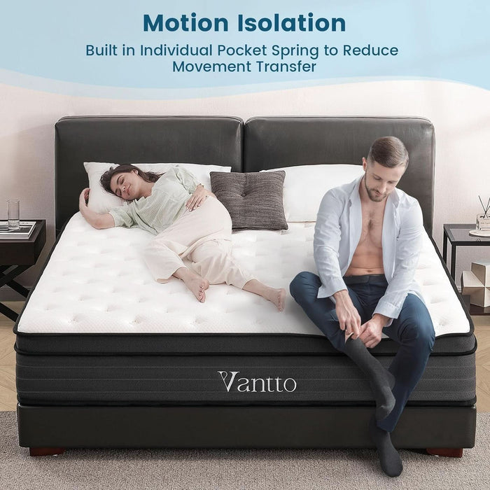 IndustrialGrade Size MemoryFoam Hybrid Mattress StabilityProPlus