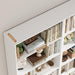 82" Tall Bookshelf Set of 2, 7-Tier Double Open Shelves Bookcase
