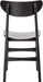 Home Lucca Retro Black Dining Chair, Wood, Set of 2