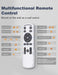 Professional 60 Inch White Ceiling Fan IntegratedControls