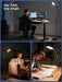Eye-Caring LED Floor Lamp for Office, Reading, and Crafting, 69" Dimmable Office Lamp, Standing Reading Lamp with 30 Lighting Modes, Remote &Touch Control, Memory, Timer & Adjustable Swing Arm, CRI 97
