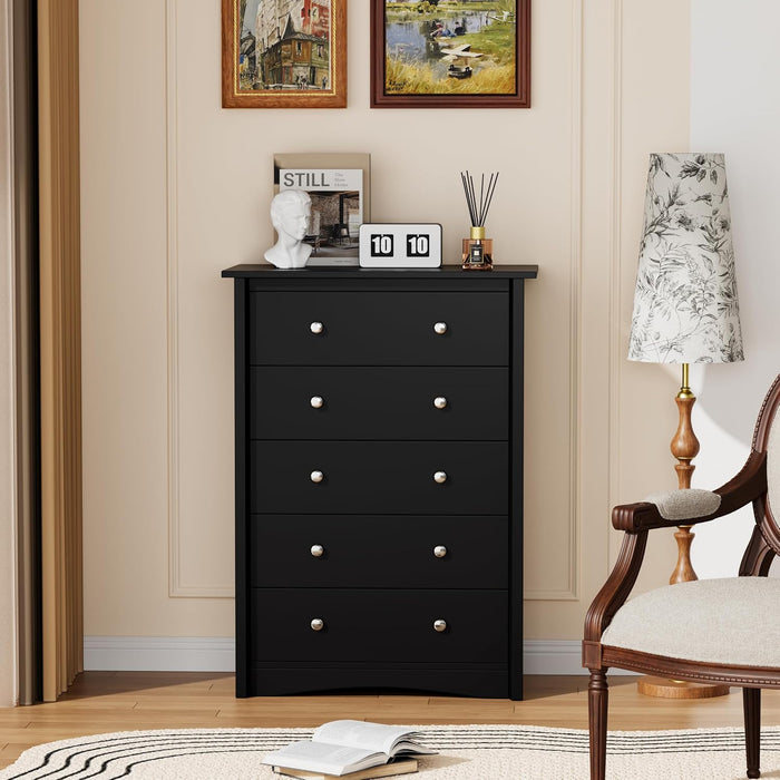 Tall Dresser for Bedroom, Modern Dressers with 5 Drawer