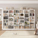 Triple Wide Bookshelf, 6 Tier Large Bookshelf, Bookcase with 17 Open Display Shelves, 74'' Tall Bookcases and Bookshelves for Living Room, Home Office, Library, White