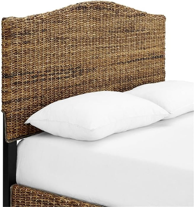 Queen Size Panel Bed with Headboard, Footboard, Platform, Wooden Slats in Wood, in Natural, No Box Spring Needed, Easy Assembly, up to 600 Lbs Weight Capacity