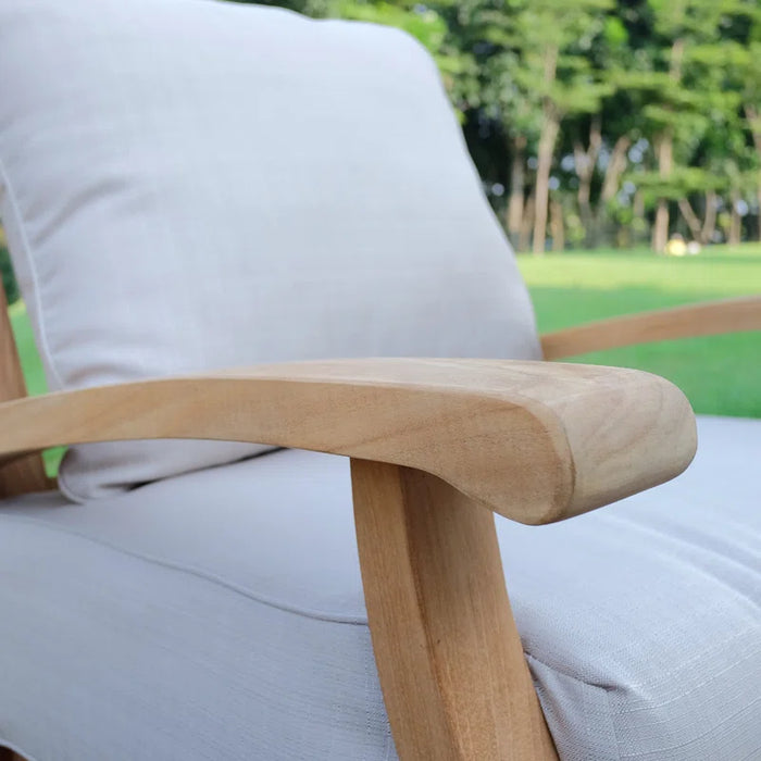 Summerton Teak 2 - Person Patio Conversation Sets with Cushions