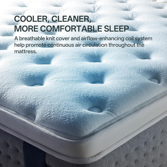 Queen Size Mattress 12 Inches Medium Firm Hybrid, Undisturbed Sleep